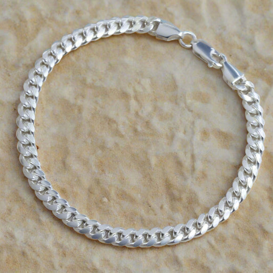 5mm Link Bracelet in Sterling Silver from Liyana Jewels