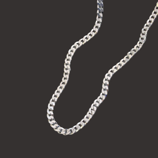 Liyana Jewels 8mm Men's Link Chain in Sterling Silver