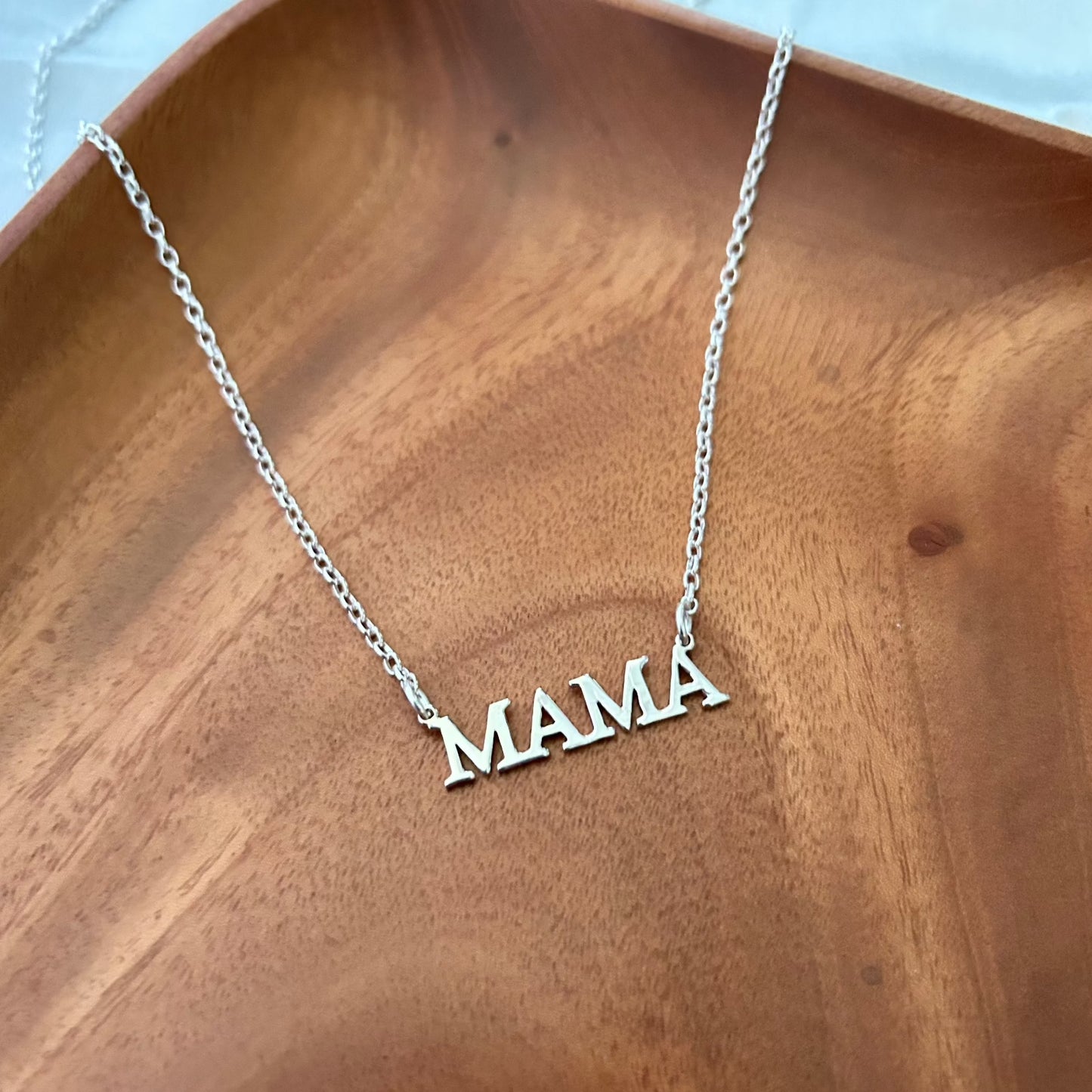 MAMA Necklace in 925 Sterling Silver