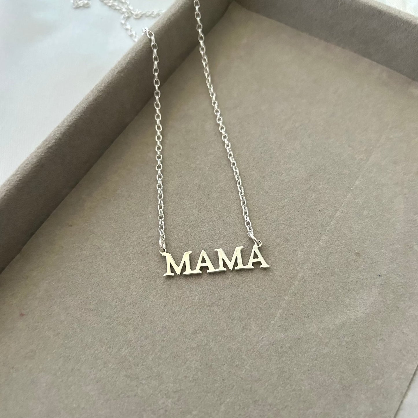 MAMA Necklace in 925 Sterling Silver