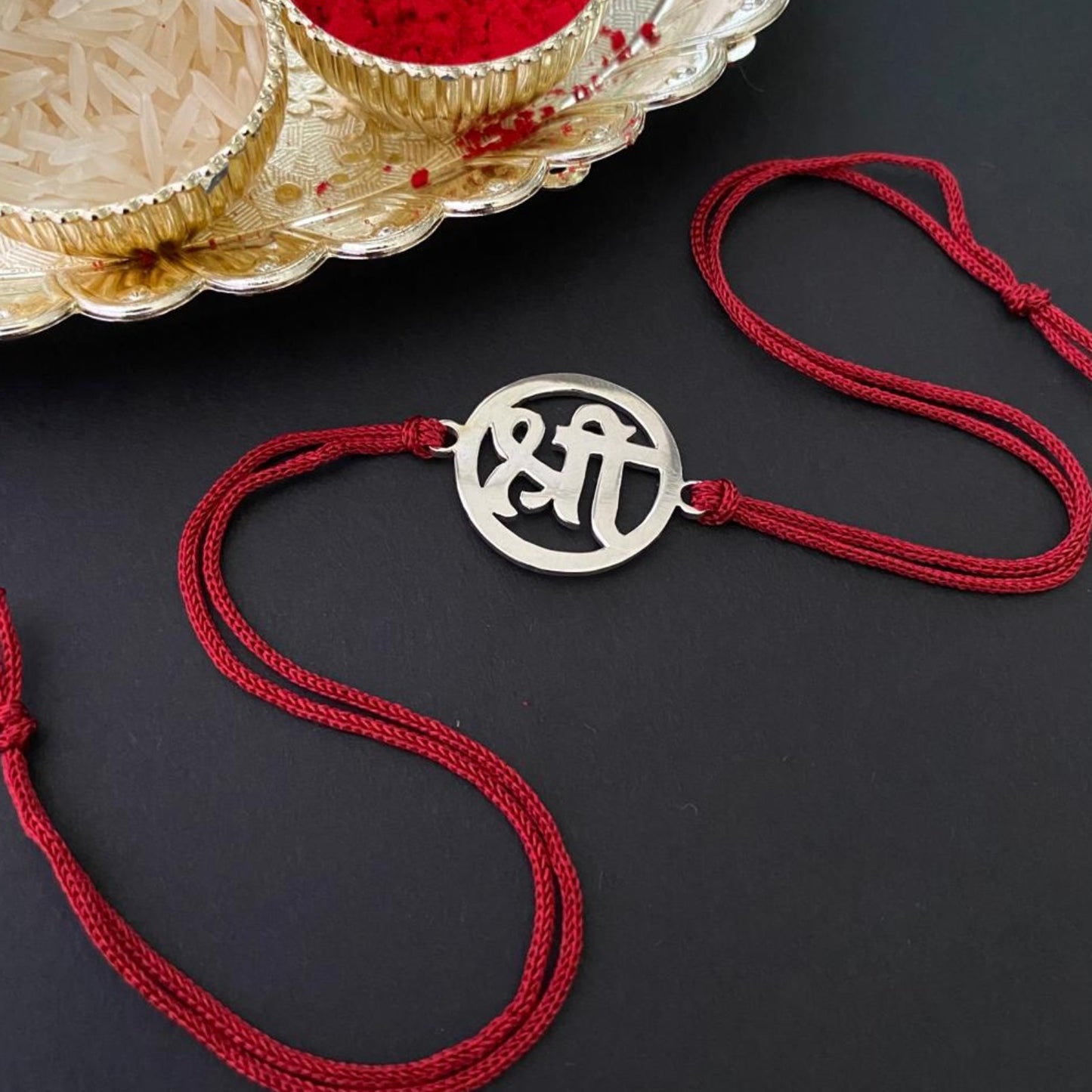 Shree Rakhi in 925 Sterling Silver