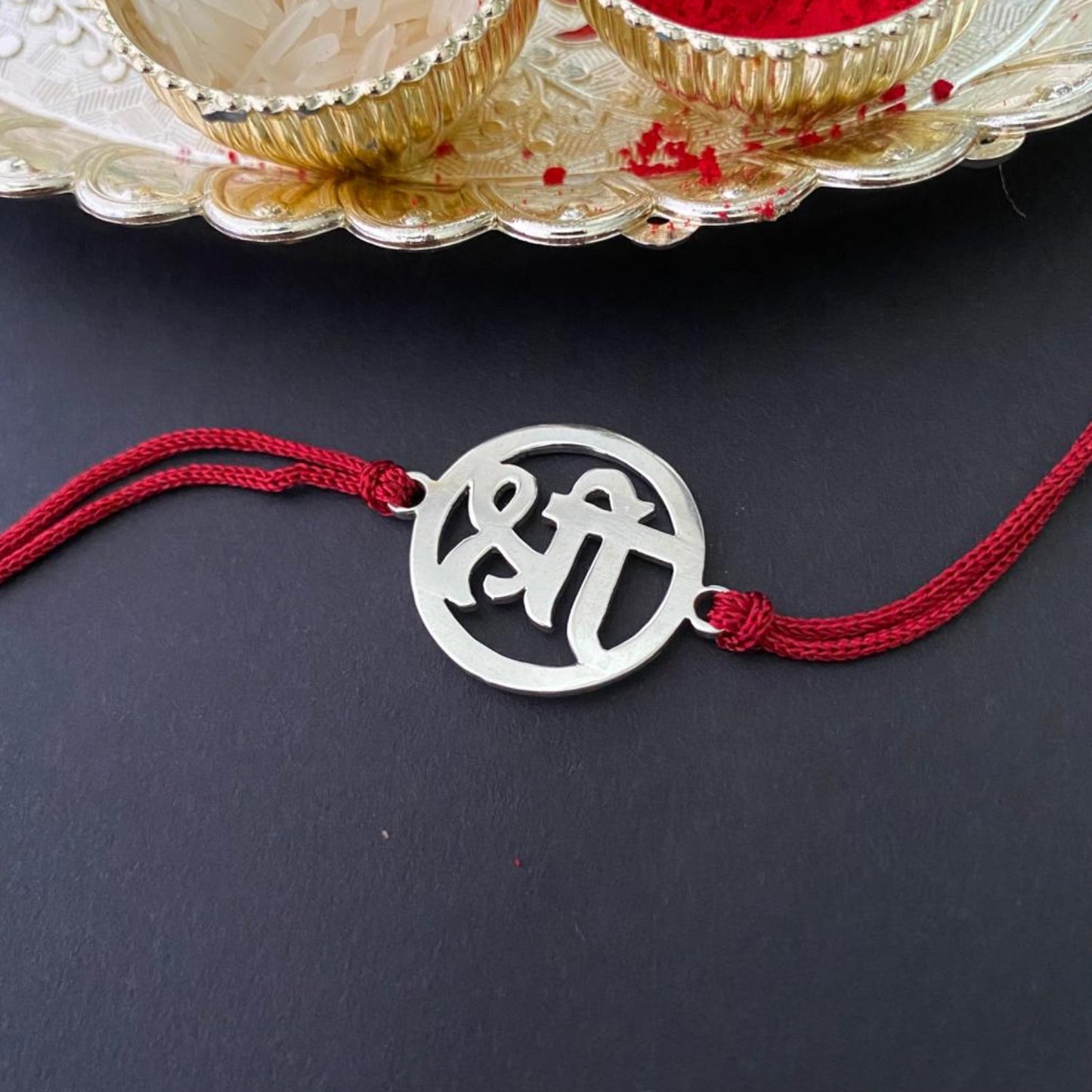 Shree Rakhi in 925 Sterling Silver