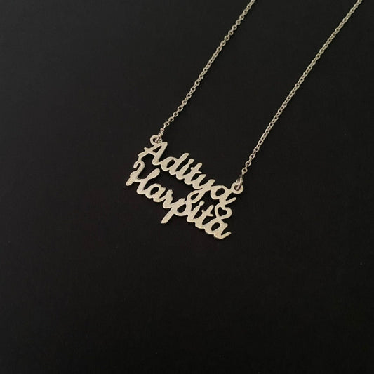 Couple Name Necklace